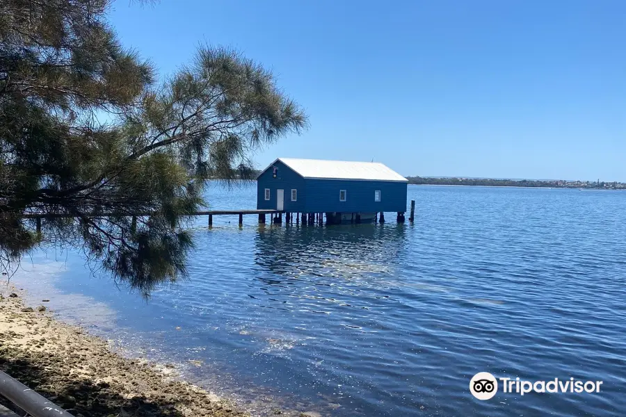 Blue Boat Shed