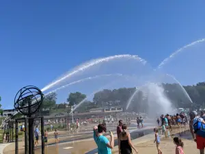 Whirlpool Compass Fountain