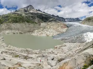 Eisgrotte, Rhone Gletscher