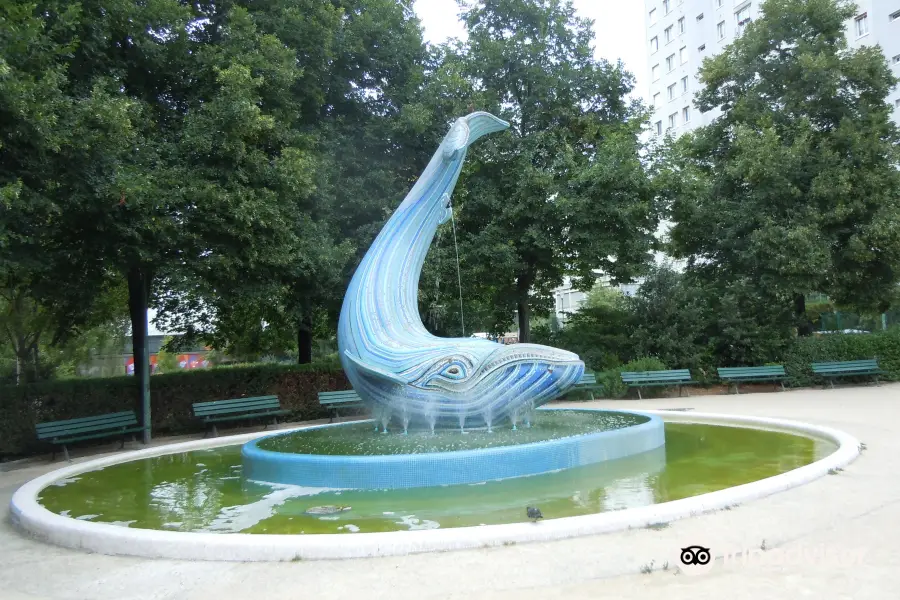 Fontaine de la baleine bleue