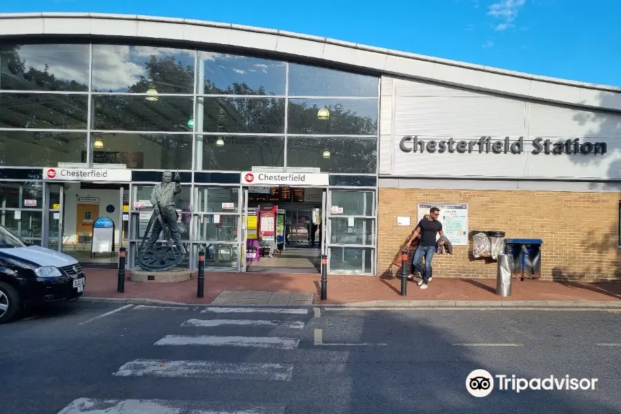 George Stephenson Statue Chesterfield Station