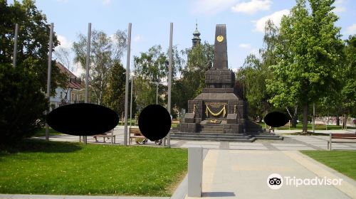 A monument to fallen soldiers of the Soviet Army