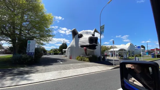 Dog and Sheep Shaped Corrugated Metal Buildings