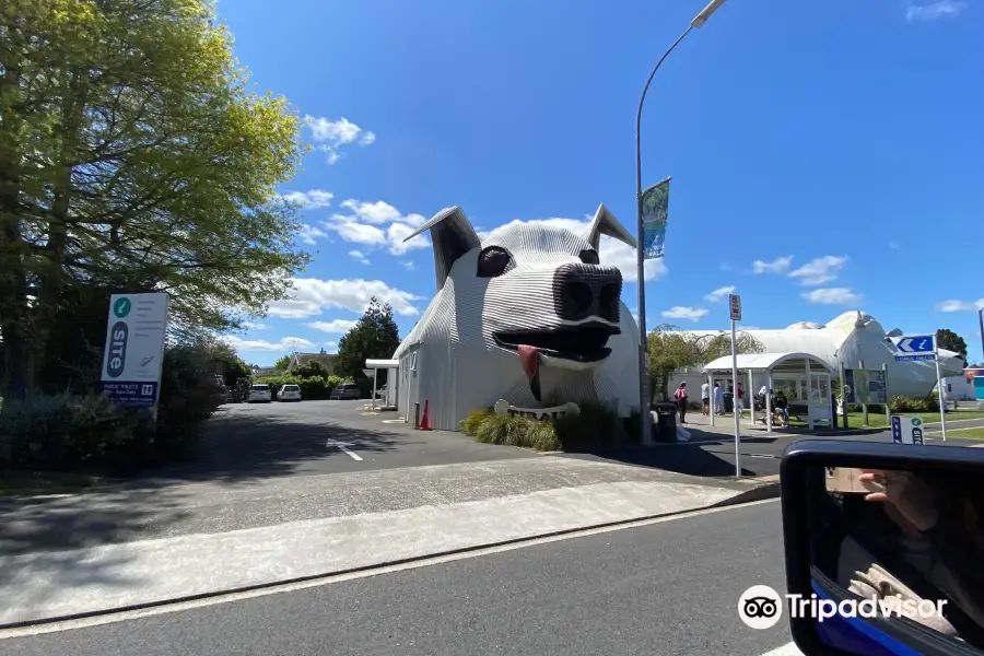 Dog and Sheep Shaped Corrugated Metal Buildings