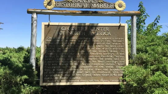 Geodetic Center of North America Historical Marker