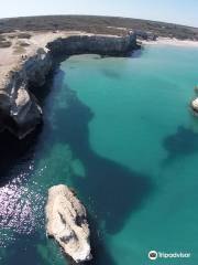 Vista terra escursioni in barca e noleggio San Foca Salento