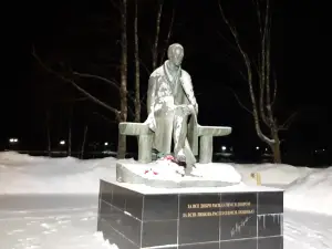 The monument to Nikolai Rubtsov