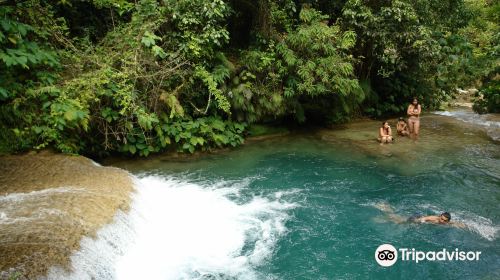 El Nicho Waterfalls