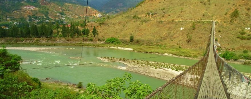 Punakha Bridge view restaurant
