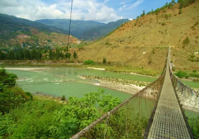 Punakha Bridge view restaurant