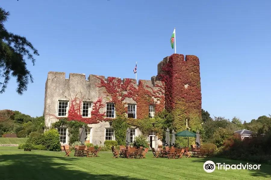 Fonmon Castle the home of Jurassic Wales - Dinosaur Attraction.