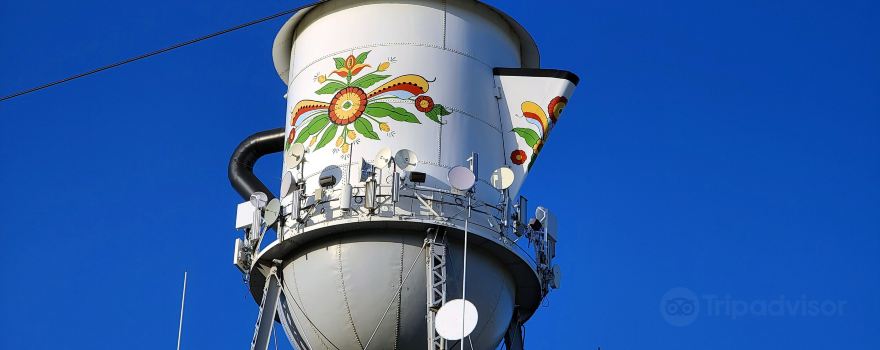 Swedish Coffee Pot Water Tower And Public Park