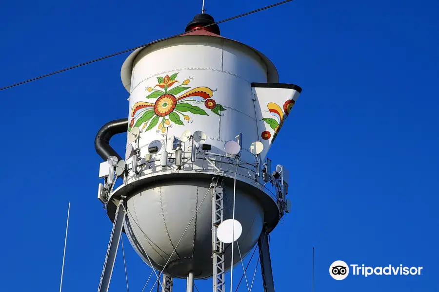 Swedish Coffee Pot Water Tower And Public Park