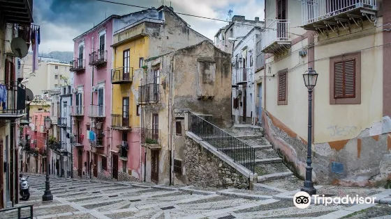 Monumental stairway in Via Roma