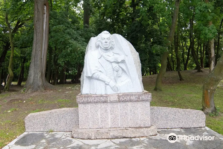 A monument to Adam Mickiewicz