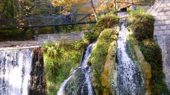 Waterfalls in Loutraki Aridaias
