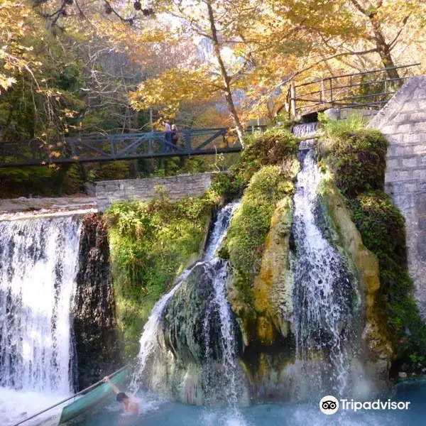 Waterfalls in Loutraki Aridaias