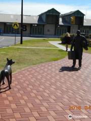 Statue of Man & Dog