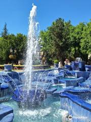 Blue fountain