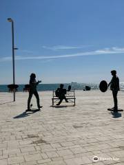 Monument Mick Jagger, John Lennon, Bob Dylan