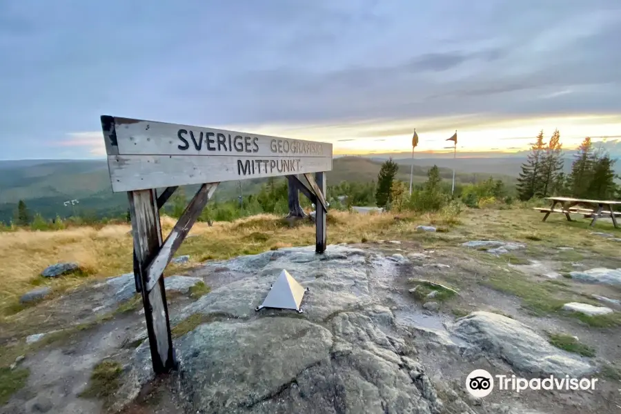 Flataklocken, Sveriges geografiska mittpunkt
