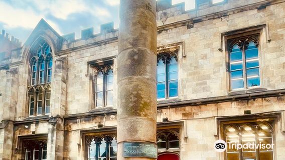 Roman column in Minster Yard