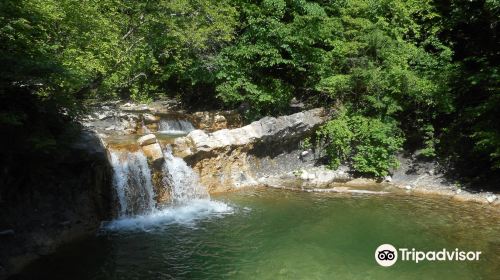 waterfalls on the river Janet