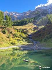 Passerelle des sources thermales - Gorge de la Dala