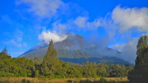 Mount Semeru Volcano attraction in East Java