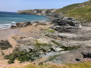 Trebarwith Strand Beach