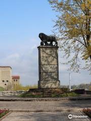 Swedish lion statue in Narva