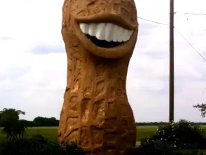 Jimmy Carter Peanut of Plains Statue