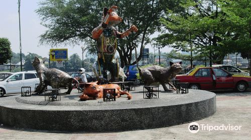 Cat Statue, Kuching, Sarawak.