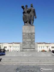 Monument to Soldiers of Ural Voluntary Tank Bulk