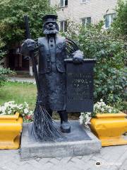 Sculpture of Street Cleaner