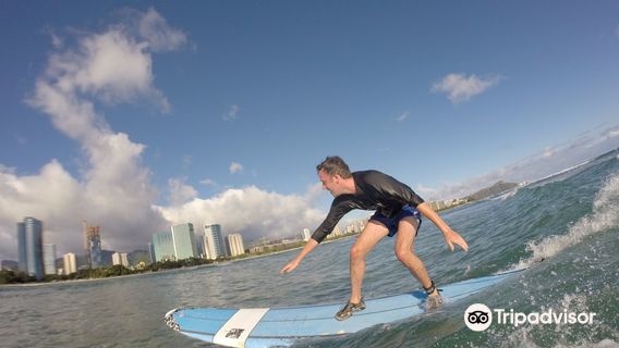 Surfing in Honolulu