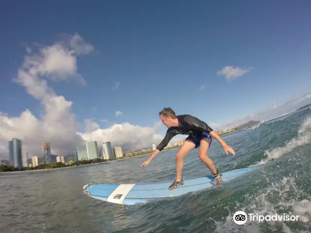Surfing in Honolulu