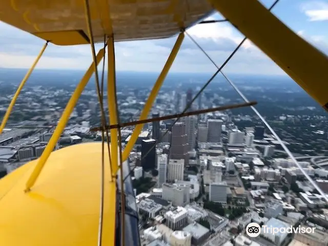 Biplane Rides Over Atlanta