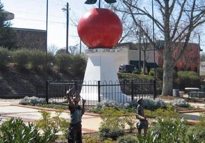 Big Red Apple Monument