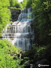 The Hérisson waterfalls