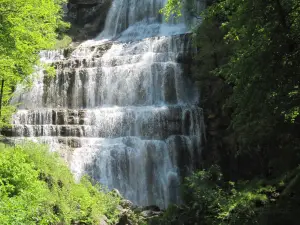 The Hérisson waterfalls