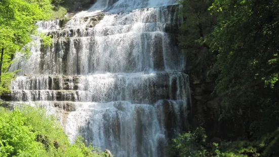The Hérisson waterfalls