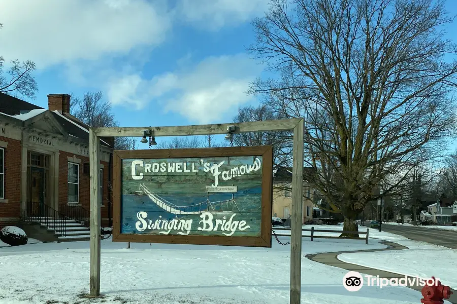 Croswell Swinging Bridge