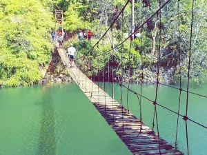 Puente de Hamaca del Lago Garzas