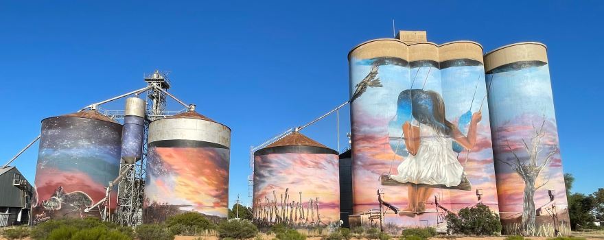 GrainCorp Lascelles Silo Art
