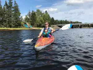 Paddles on Fortune River
