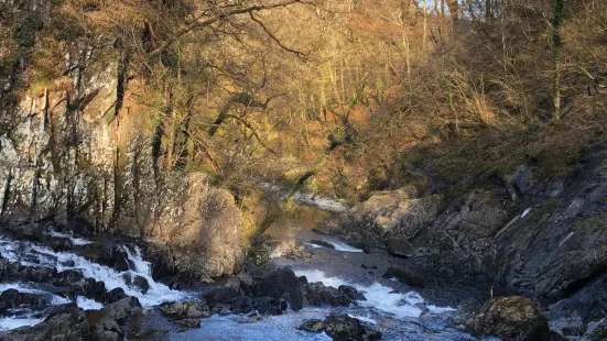 Rhaeadr Ewynnol Swallow Falls Waterfall