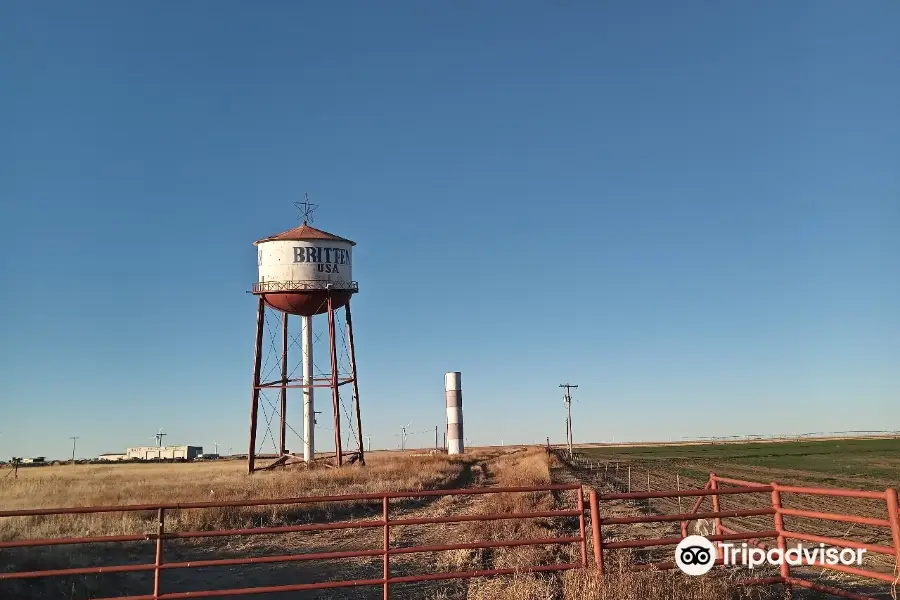 Britten Leaning Water Tower