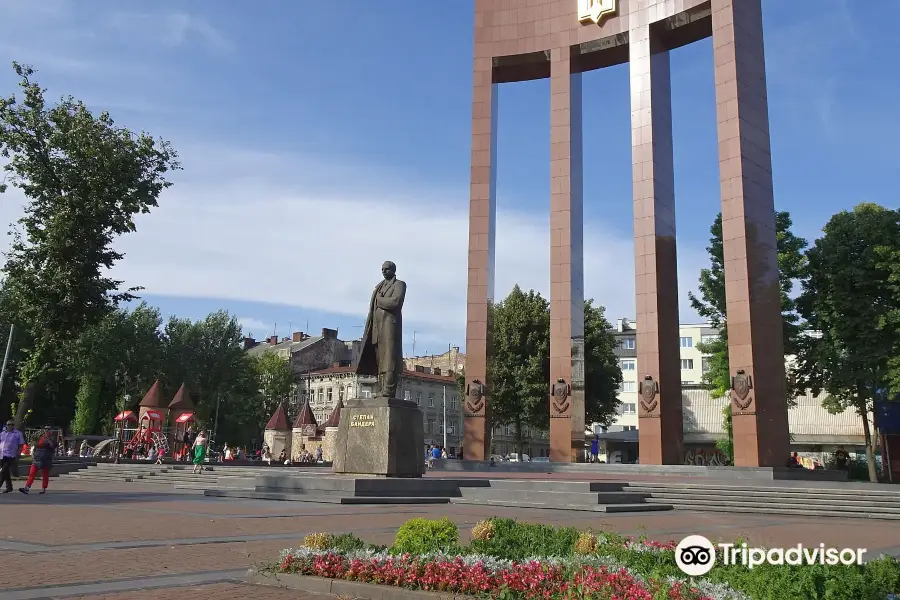 Monument  to Stepan Bandera