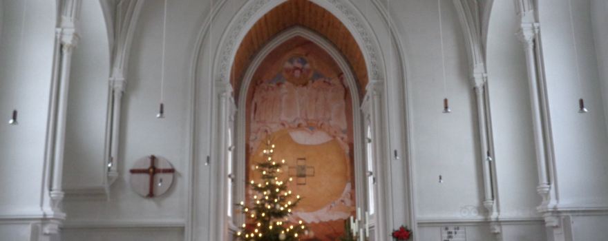 Evangelische Lutherische Stadtkirche in Bad Reichenhall.